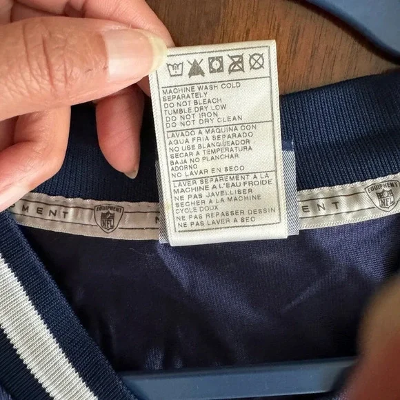 Reebok NFL On Field Jersey Dallas Cowboys Marion Barber #24 Blue Size Medium - Picture 12 of 12